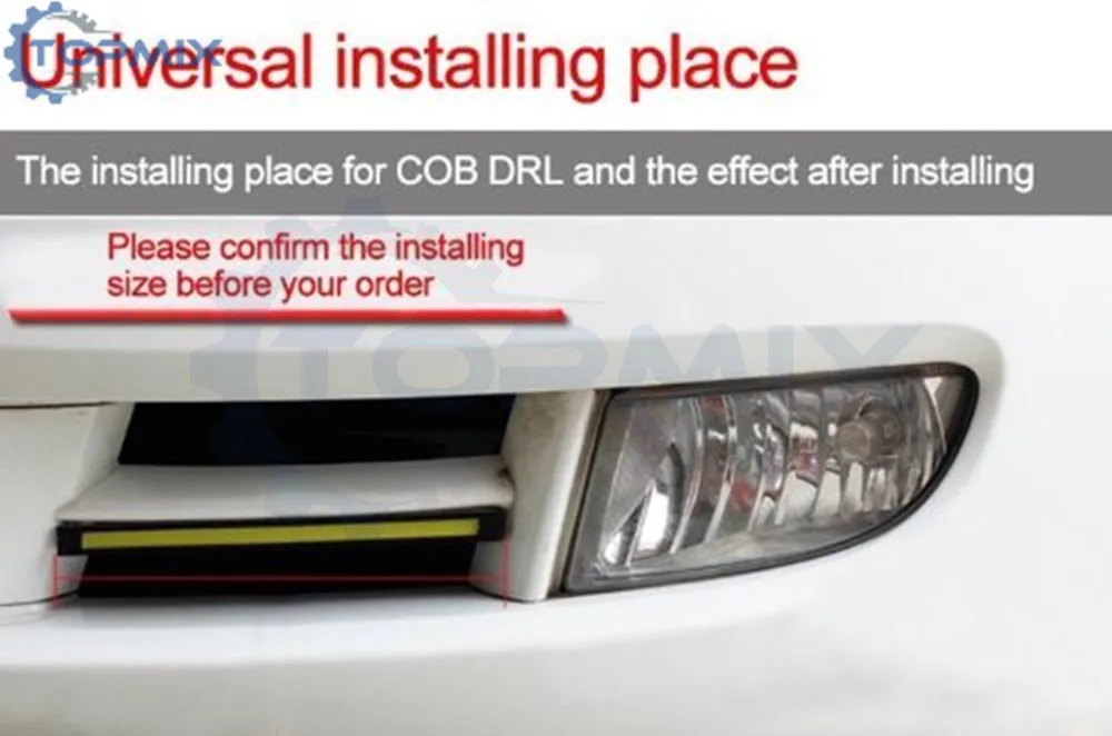 DRL-17CM-COB-W Daytime Running Light 7