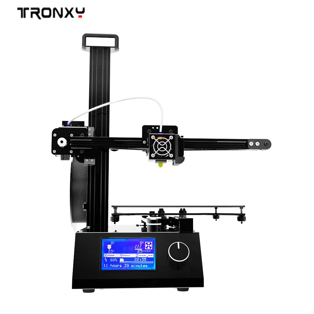 

2019 Tronxy X2 3D Printer High Precision Kit Large printing size 220*220*220mm and matel with Heat bed print ABS PLA Filament