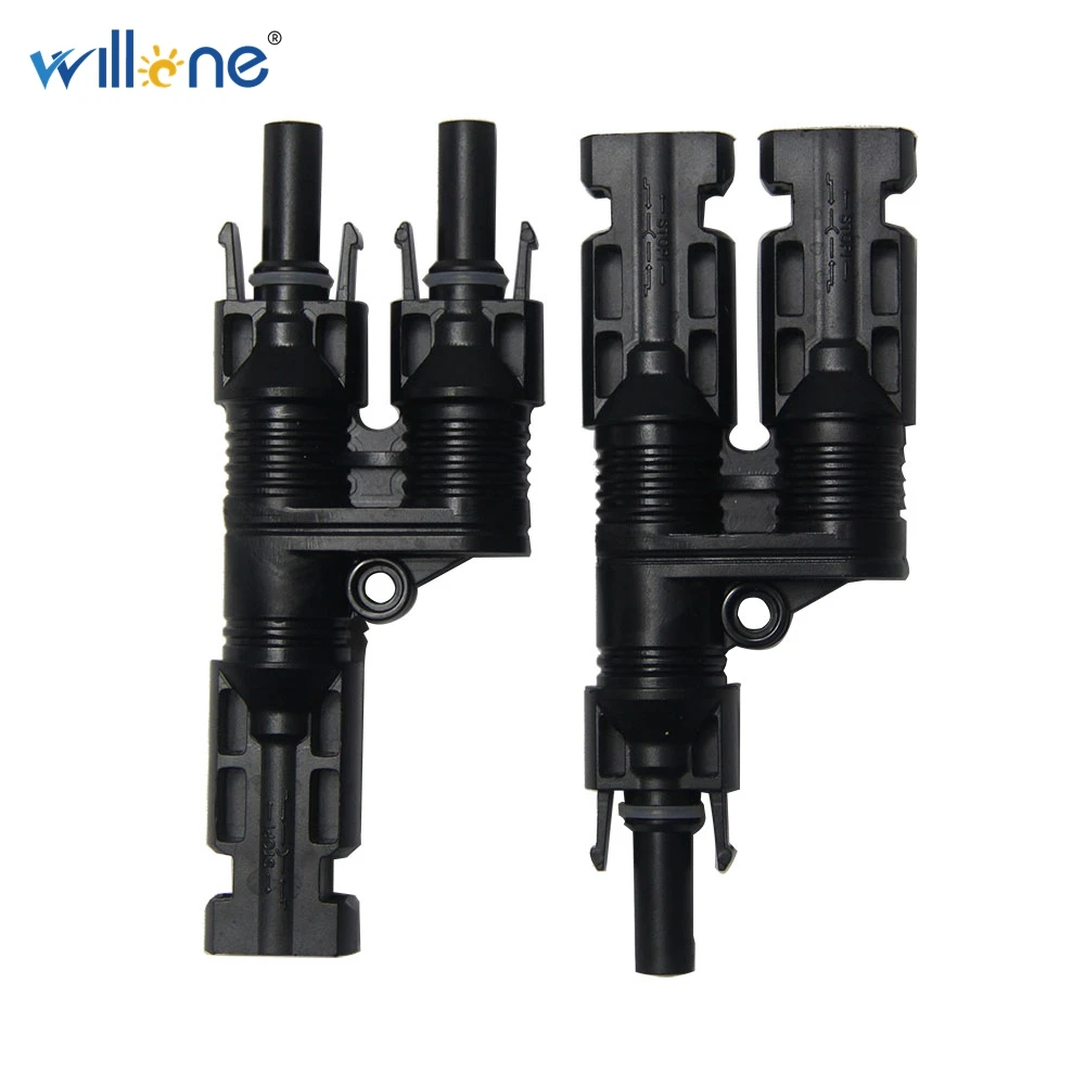 Conector de Energia Willone Frete Grátis t Conector Ramo Solar Mc4 2 Par 16 Acessórios e peças de energia solar