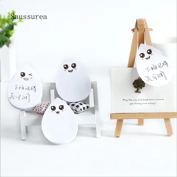 

1PCS Kawaii Water Drops Sticky Sticker Cute Memo Scratchpad Cartoon Smiley Face N Times Student Stationery Decoration Diary
