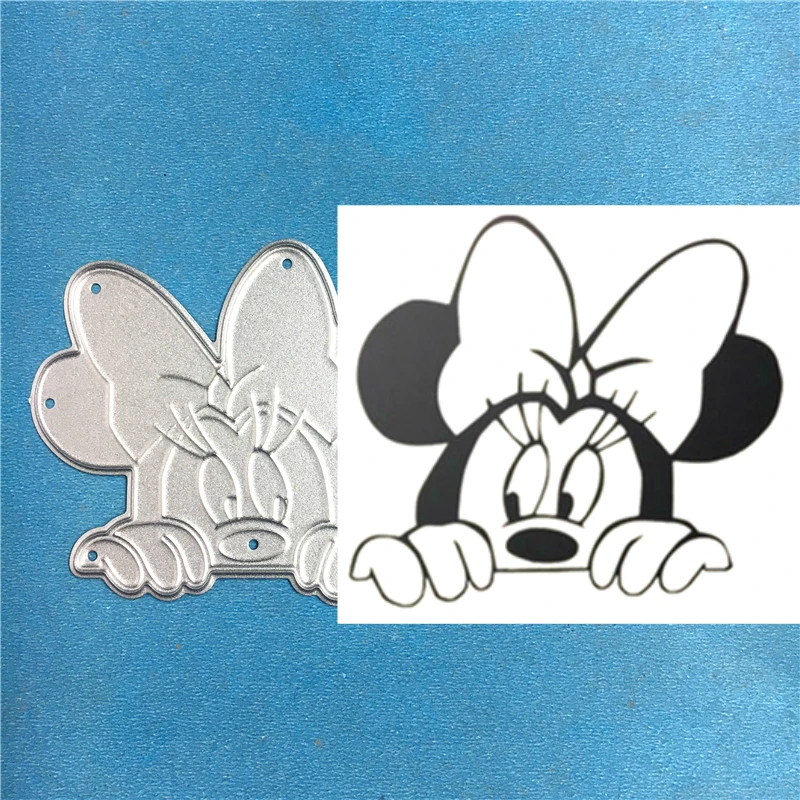 

1pcs Lovely minnie bow Metal Cutting Dies Stencils For DIY Scrapbook Paper Card Decorative Craft Embossing Die Cuts