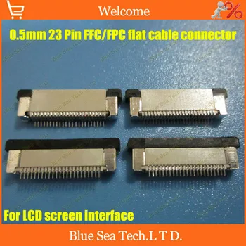 

Free Shipping FPC/FFC connector cable socket 23 pin 0.5mm connector for LCD screen interface of DVD/GPS/MP3/PDA/Phone ect.ROHS