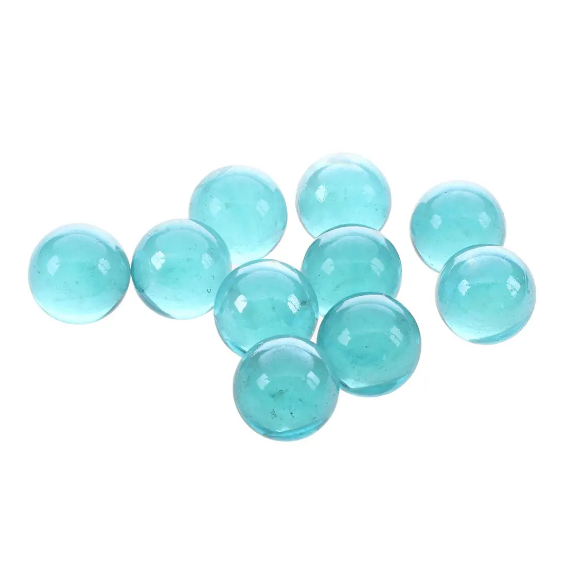 10 pièces billes 16mm verre billes Knicker boules de verre décoration couleur pépites jouet
