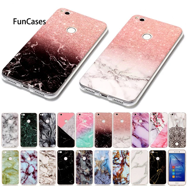 

Marble Soft TPU IMD Silicone Back Cover Case For Huawei P8 lite 2017 Honor 8 P10 P9 P8 Lite Nova Cover Fundas B02 Huaewi