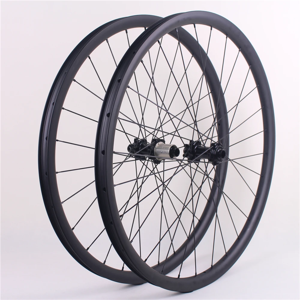 650B XC Углеродные колеса бескамерные 30 мм Ширина 27 5 er mtb Novatec колеса|Велосипедное