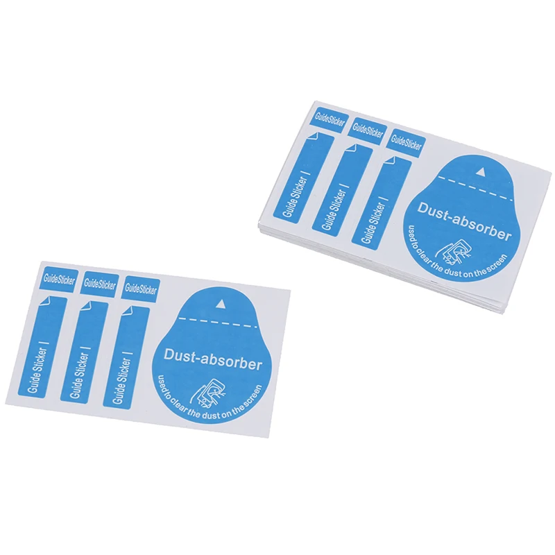 

New 30Pcs Cell phone dust absorber dedust sticker screen protectors wet dry wipe paper for Camera Lens LCD Screens Dust Papers