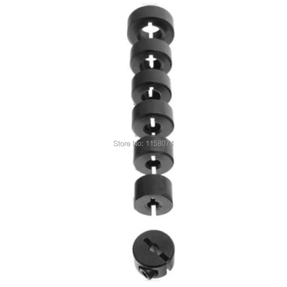 Woodworking Drill Bit Depth Stop Collar Black