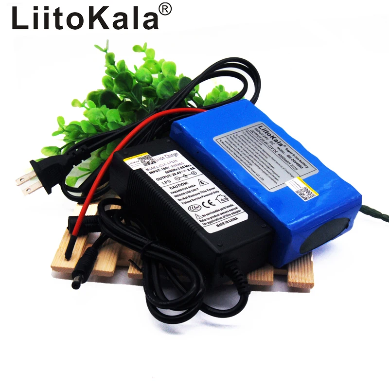 

liitokala 24V 7S2P 4000mAh 4AH 18650 EV battery LED lights use alternative energy