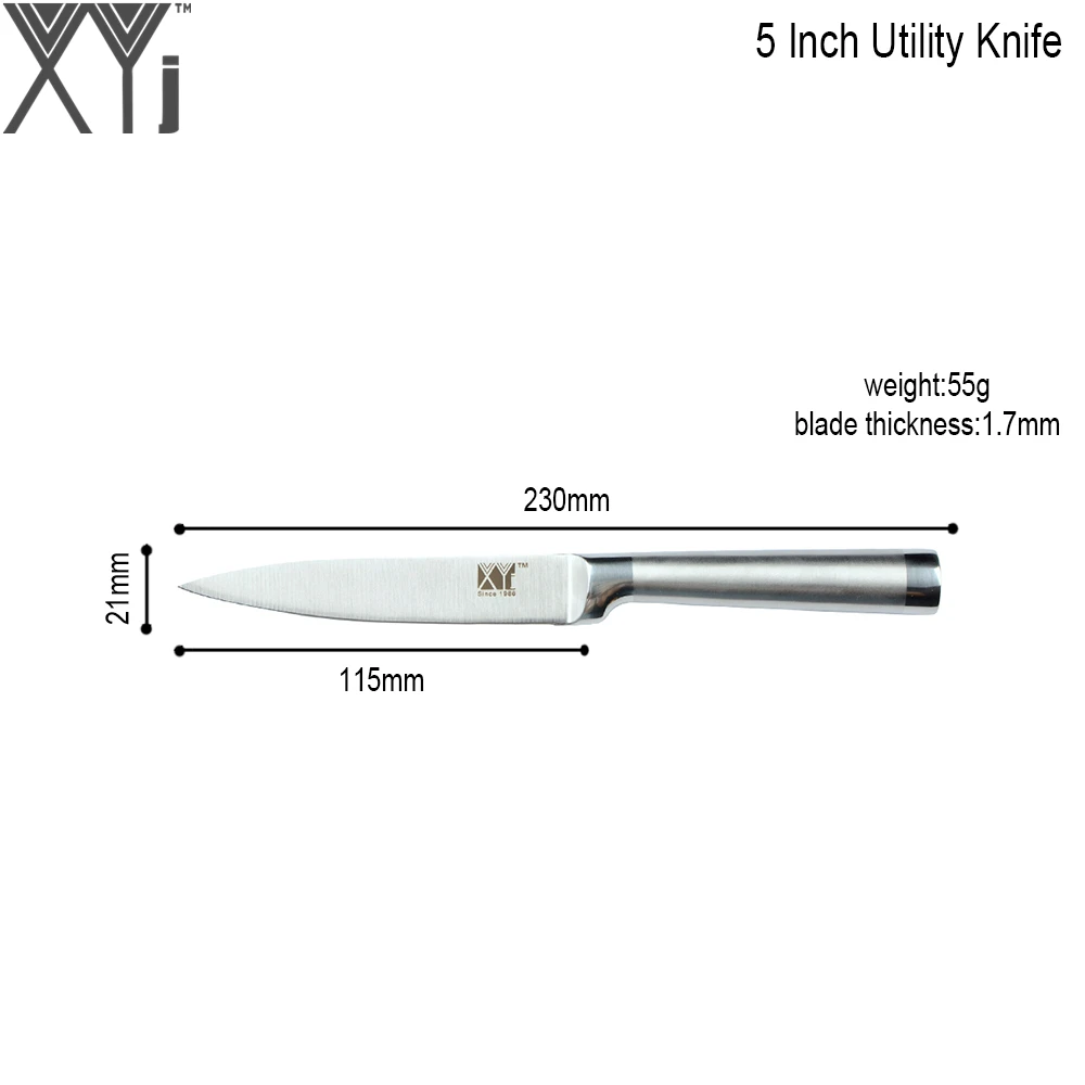 XYj фирменные ножи из нержавеющей стали, 2 шт, кухонные ножи 3," для очистки овощей 5", универсальный нож, бесшовные сварочные инструменты для приготовления пищи, инструменты ручной работы