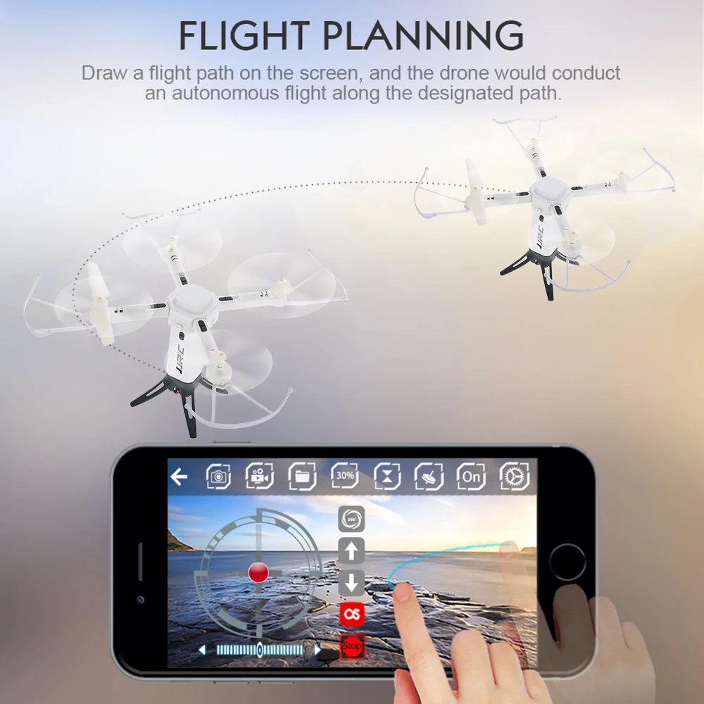 JJRC H51 Rocket Drone with Camera Wifi FPV RC Helicopter Dron 360 Degree Panoramic Aerial Photography Foldable Arms Quadcopter (26)