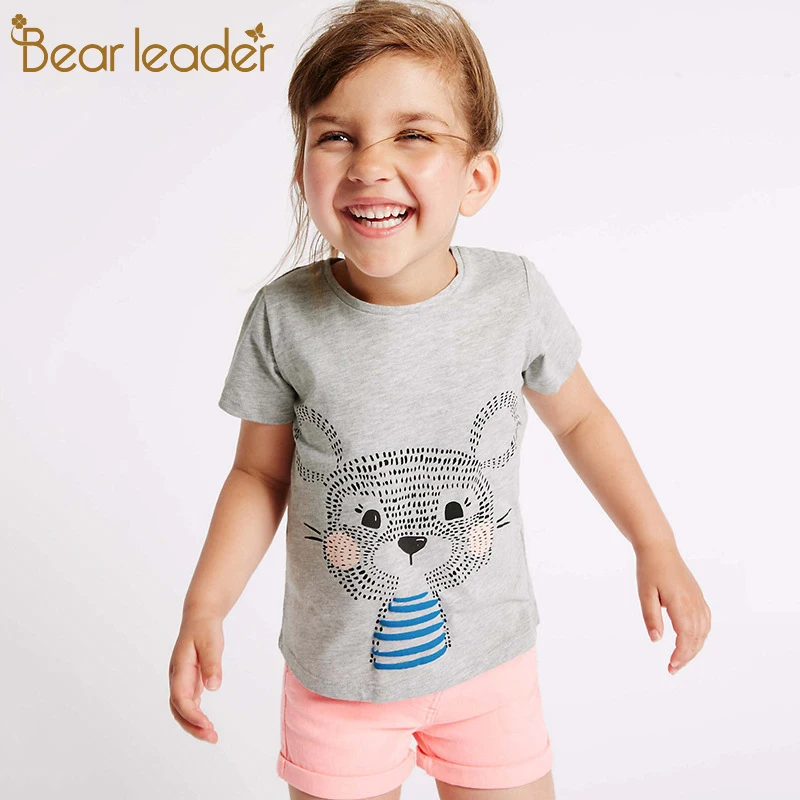

Bear Leader Girls Summer Tops Baby Clothes Children Cartoon shirts for Girls Costumes Summer Gils Tops & Tees