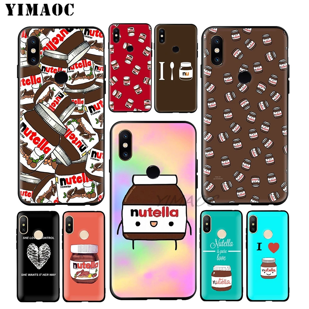 Мягкий чехол YIMAOC с изображением шоколадной пасты Nutella для Xiaomi Redmi Note 7 6 6A 5 4 4X 4A 5A S2 7A