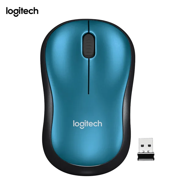 

Logitech M185 - Mouse (wireless 2.4 GHz USB) 1000 DPI 75.2 g Blue Color Mice