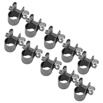 

10pcs Autos Stainless Steel Clip Fuel Oil Water Hose Pipe Tube Clamp Fastener Mini Clamp Clip 6-8mm New Arrive