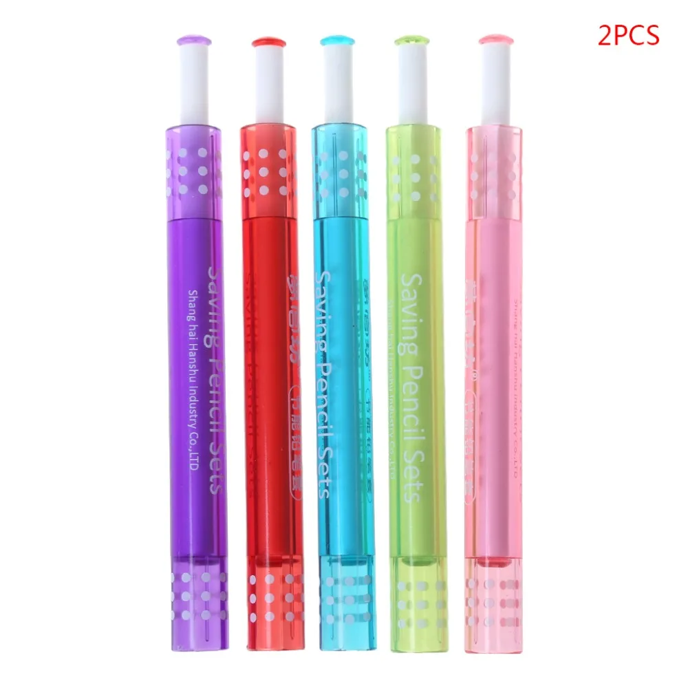 

2Pcs Pencil Extender Adjustable Lengthener Holder Painting Drawing Tool School