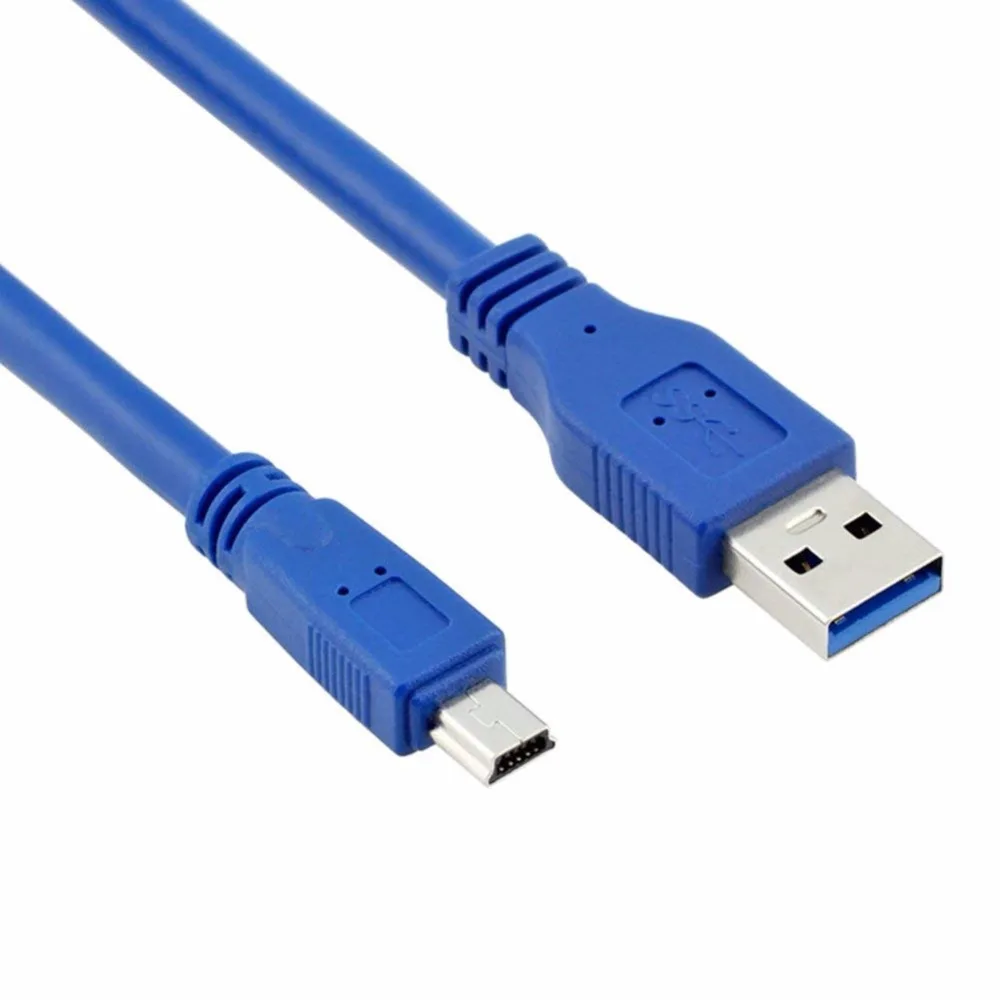 

SuperSpeed USB 3.0 Cable - Type A-Male to Mini B 10-Pin Male