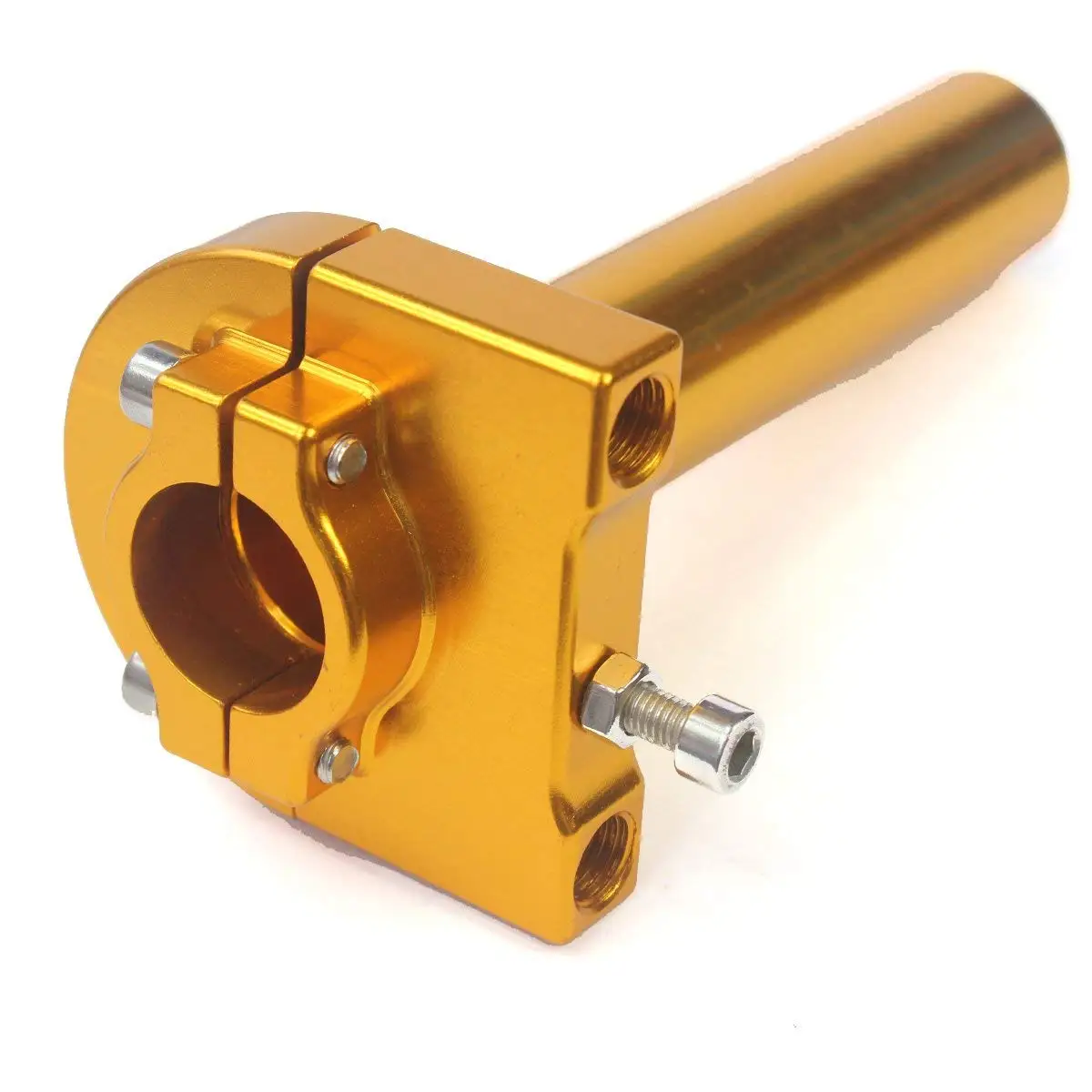 Xzilla Throttle Lever Adjustable Racing Quick GY6 Moped 139QMB 157QMJ 22mm 7/8" Bar Gold