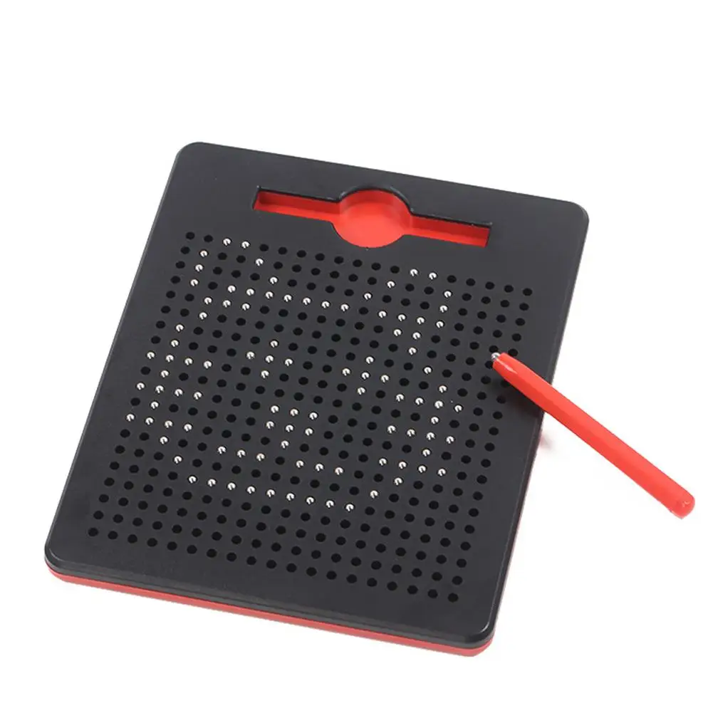 

Magnetic Steel Beads Wand Graffiti Drawing Board Tablet Educational Kids Toy