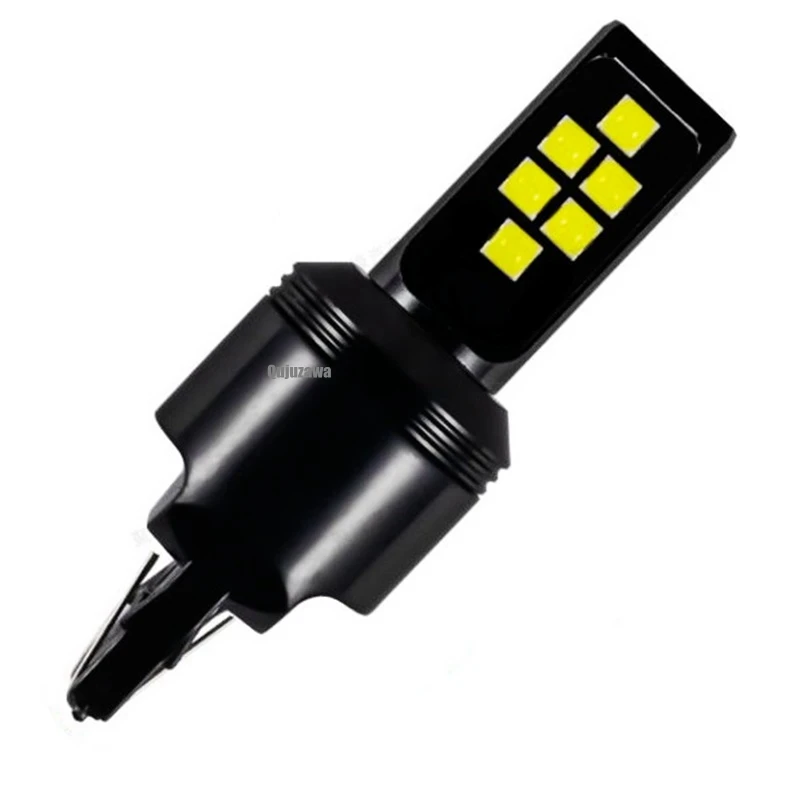T20 7443 W21/5 W высококачественный светодиодный фонарь Cree с чипом для автомобиля, сигнал поворота, задний тормозной фонарь, автомобильный дневной ходовой светильник, белый, красный, желтый