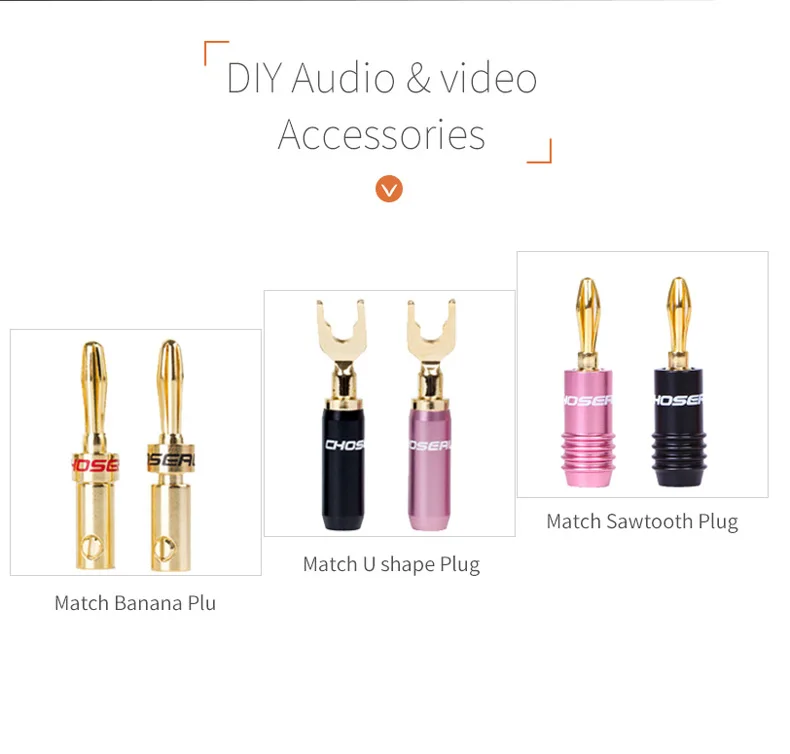 CHOSEAL DIY HIFI Audio Cable Oxygen Free Pure Copper Speaker Cable for Car Audio Home Theater Speaker Wire Soft Touch Cable (9)