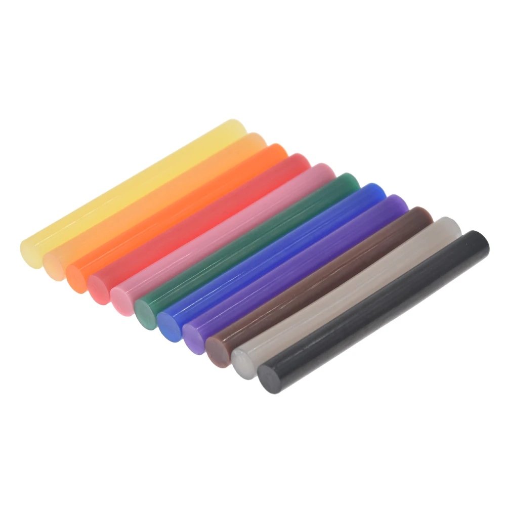 

Colorful 11mm x 100mm Electric Glue Gun Adhesive Sticks Craft Phone Case DIY Hot Melt Glue Stick DIY Hand Repair Accessories