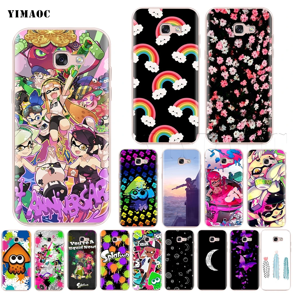 

YIMAOC Splatoon Silicone Case for Samsung Galaxy A7 A8 A9 A10 A30 A40 A50 A70 M10 M20 M30 S10e J6 Plus 2018