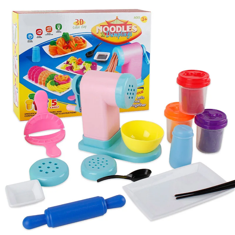 Детская глиняная игрушка набор Пластилин нетоксичный плесень набор инструментов для детей для приготовления пищи стоматолога ultraklay игрушка 3D Парикмахерская глиняная Слизка