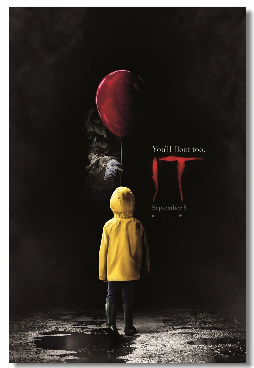 Pinturas-de-pared-de-lona-personalizadas-IT-Movie-Poster-It-Pennywise