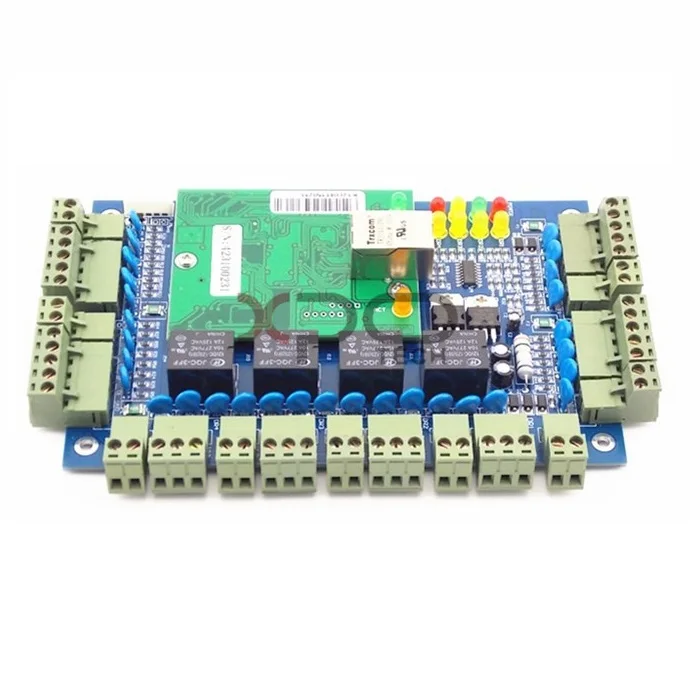 Web.2004  TCPIP Network Access Control Board for 4 Doors with Software by PC Browser Mobile Phone Operated Door Control Pannel-6
