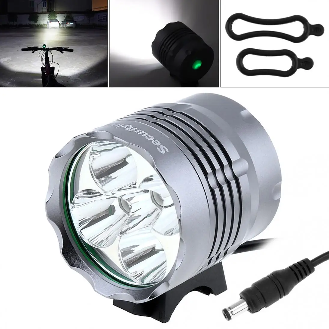  Securitylng Hot Sale led Bike Light High Power 6000LM 5 x XML T6 LED Bicycle Light Headlamp for out