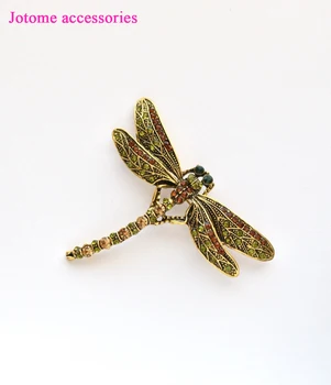 

Dragonfly Brown Brooch Wedding Accessories Brooch Bouquet Cake Decor Supplies DIY Crafts