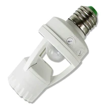 E27 инфракрасный PIR движения Сенсор лампа выключатель держатель конвертер