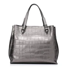 Crocodile leather pattern Handbag women tote cowhide 2016 women messenger bags
