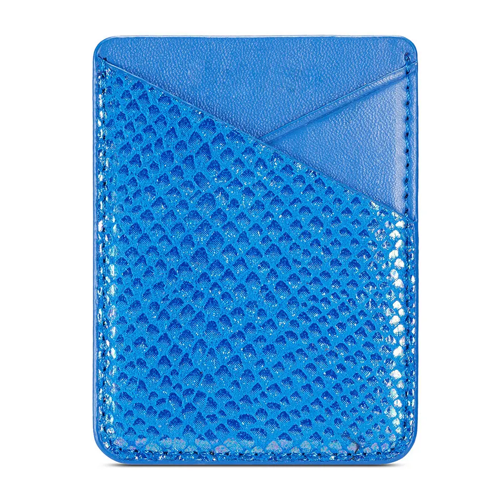

Storage Fashion Card Holder Back Pocket Stick-on Adhesive Wallet PU Leather Cell Phone Pouch Portable Sticker Universal