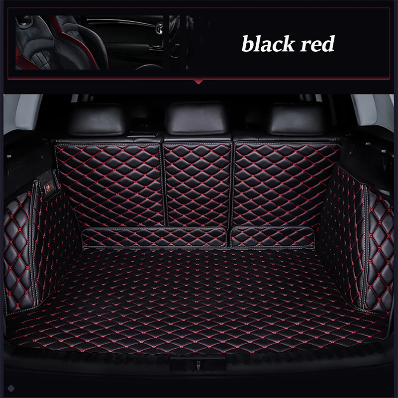 

Leather car trunk mat for Citroen C3-XR C4 Cactus C2 C3 C5 Aircross SUV car accessories car-styling 100% fit trunk pad
