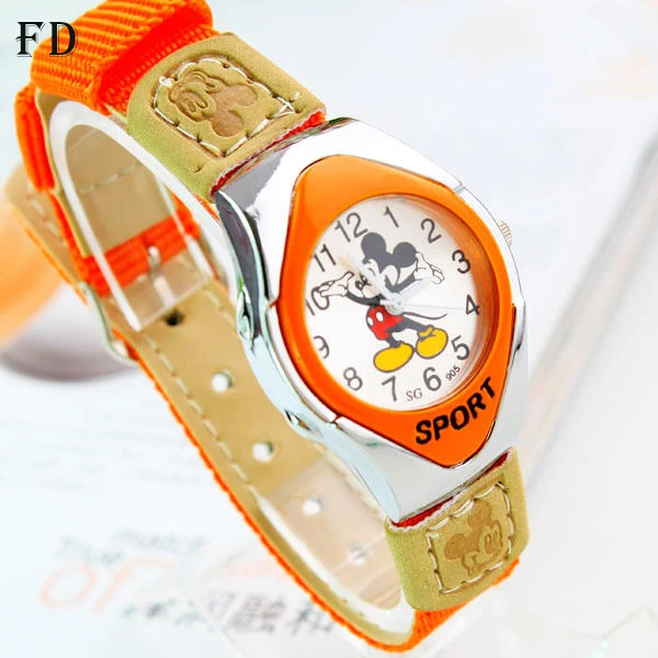 FD Casual Boys Girls Child Watch Pattern Students Fabric Nylon Strap High Qualit FD Casual Boys Girls Child Watch Pattern Students Fabric Nylon Strap High Qualit