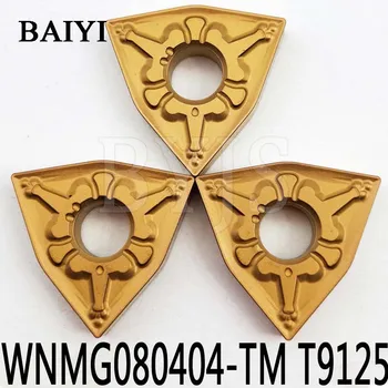 

10pcs WNMG080404 TM T9125 Tungaloy turning inserts Tungaloy blades for steel tips for MWLNR / WWLNR / DWLNR