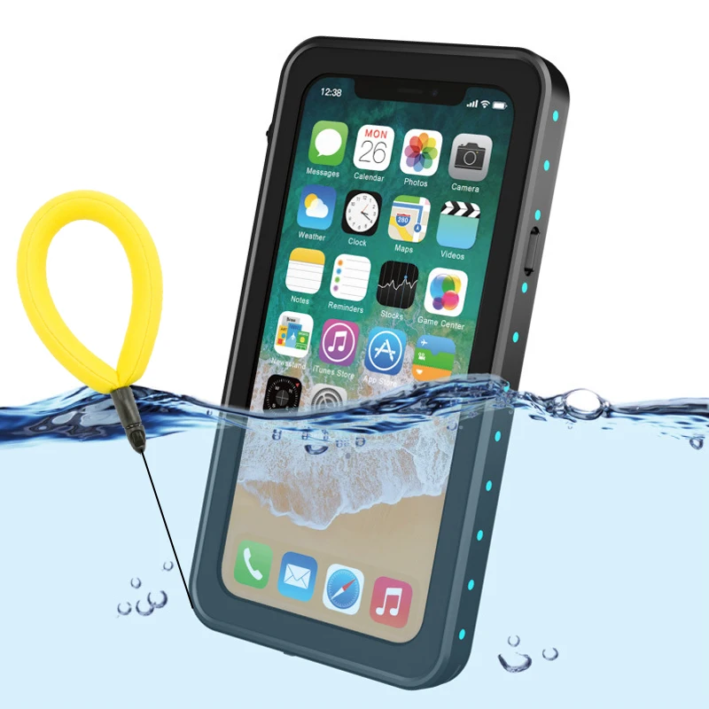 Водонепроницаемый чехол для iPhone XS MAX XR X 7 8 Plus ударопрочный плавания и дайвинга
