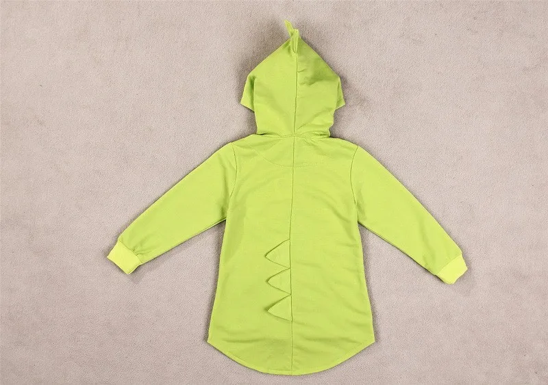 Детская верхняя одежда на рост 90-130 см Детское пальто куртки для маленьких девочек с кроликом, детские топы, стильная брендовая одежда с динозаврами