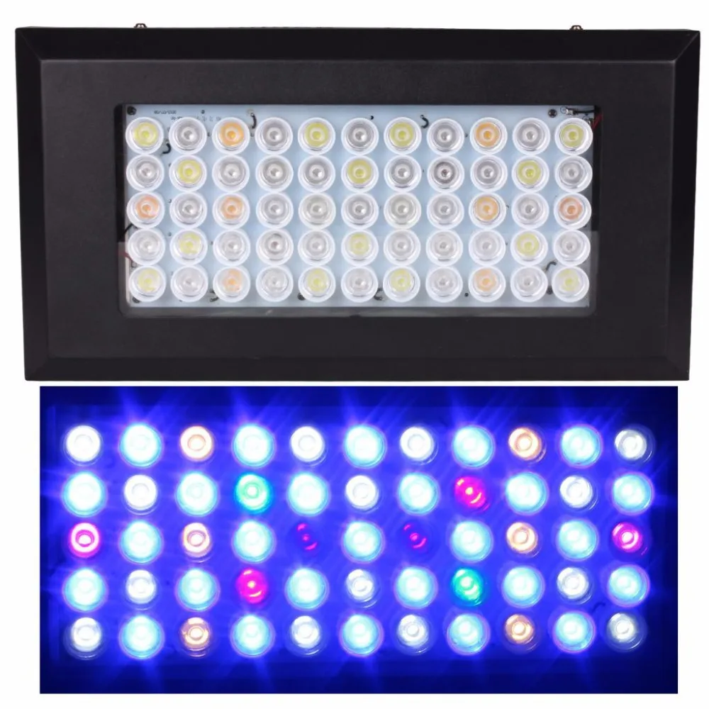 Светодиодный аквариумный светильник с регулируемой яркостью 120 Вт|fish tank led|led aquarium