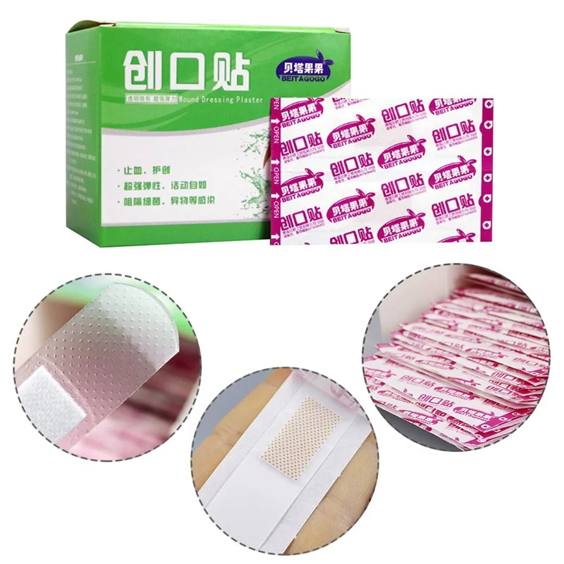 

160 pcs/lot Waterproof Band-Aid Transparent Sterile Wound Dressing Band-aids Invisible Anti Grinding feet Tape Bandages
