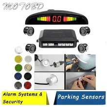 2019 novo automóvel 7 cores opcionais de alta qualidade 1 conjunto carro led kit sensor estacionamento display 4 sensores para todos os carros