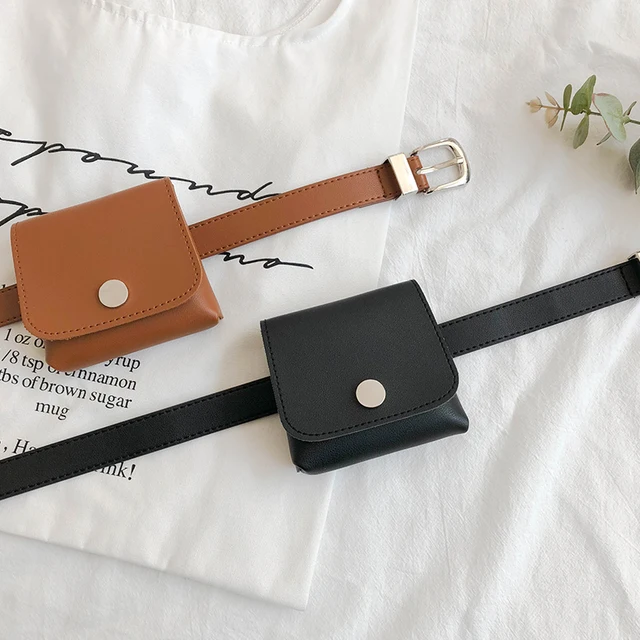 2019 PU Leather Waist Bags Women Designer Fanny Pack Fashion Belt Bag Female Mini Waist Pack Pu Leather Messenger Bolsa New