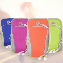 Модная уличная спортивная сумка для бега с держателем для телефона с отверстием для наушников