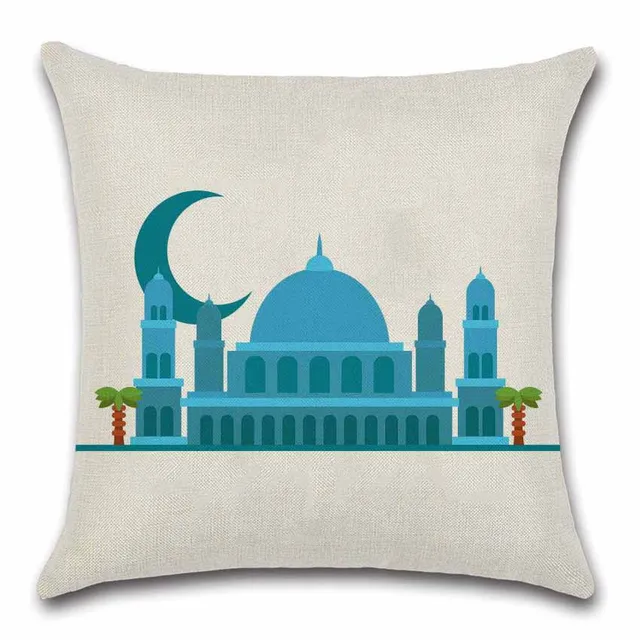 Islam mosque pattern Ramadan Cushion Cover Decoration Home house room