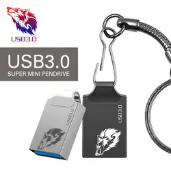 Из Металла Супер мини-usb 3,0 флеш-накопитель быстрой передачи высокая скорость 16 GB 32 ГБ, 64 ГБ и 128 ГБ usb3.0 до 120 МБ/с. флешки usb