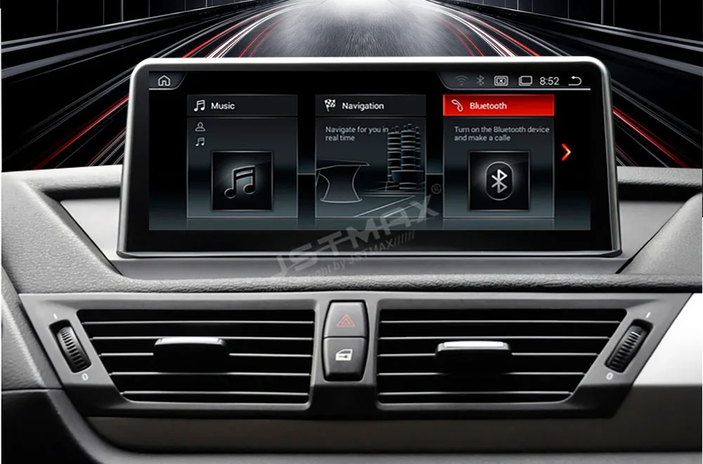 Sale JSTMAX 10.25" PX6  Android 9.0 Car GPS 4+32G ROM for BMW X1 E84 2009 2010 2012 2013 2014 2015 With Wifi dvd multimedia player 2