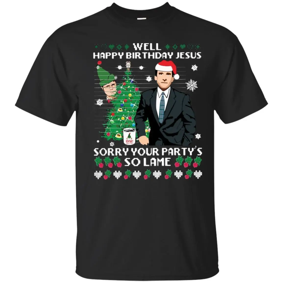 Майкл Скотт Счастливого Рождества футболка хорошо с днем рождения Иисуса классная футболка Повседневная Прайд Футболка Мужская модная футболка унисекс