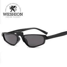2018 WESHION Brand Design de Señora gafas de Sol de Las Mujeres Gafas De Lectura Única Retro Espejo Gafas de Sol de la Señora Gafas de Sol Recubrimiento
