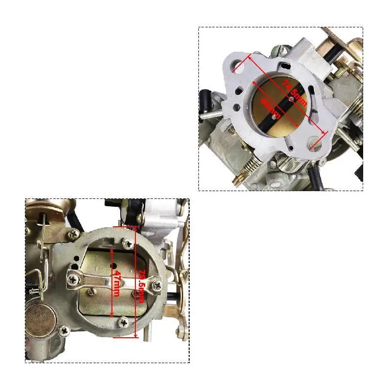 Partol 1-ствол автомобильный Карбюратор с дросселем термостат автоматический дистанционное управление дроссель 12V Для Chevrolet GMC V6 eingines-4.1L 250 4.8L 292